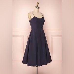 Navy Cocktail Dress